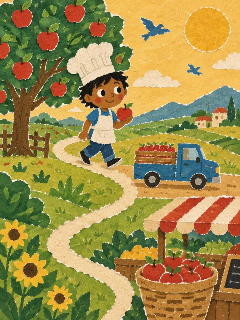 Portada de El viaje de una manzana